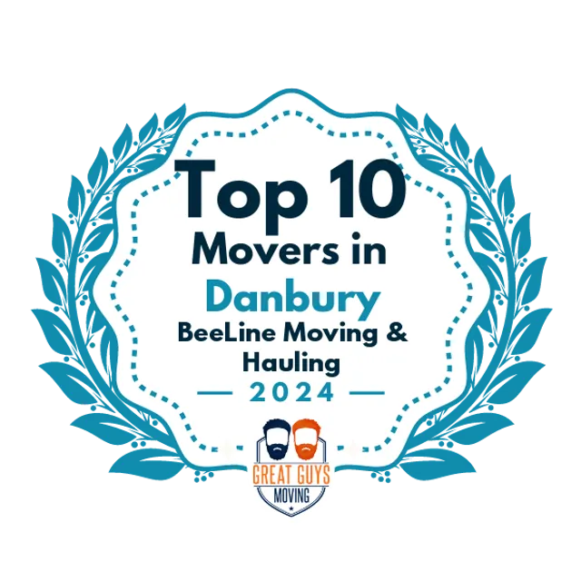 Top 10 Movers in Danbury, CT 2024 award