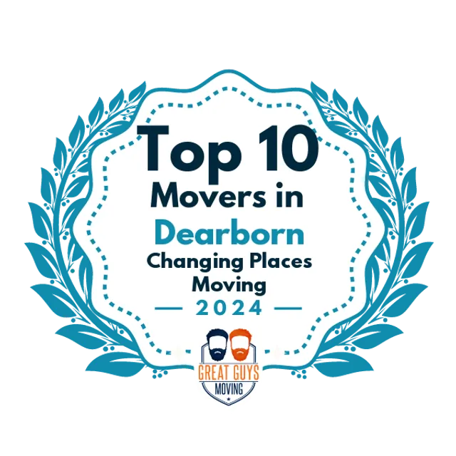 Top 10 Movers in Detroit, MI 2024 award