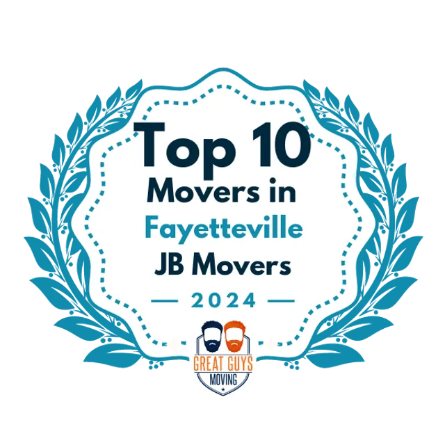 Top 10 Movers in Fayetteville, AR 2024 award