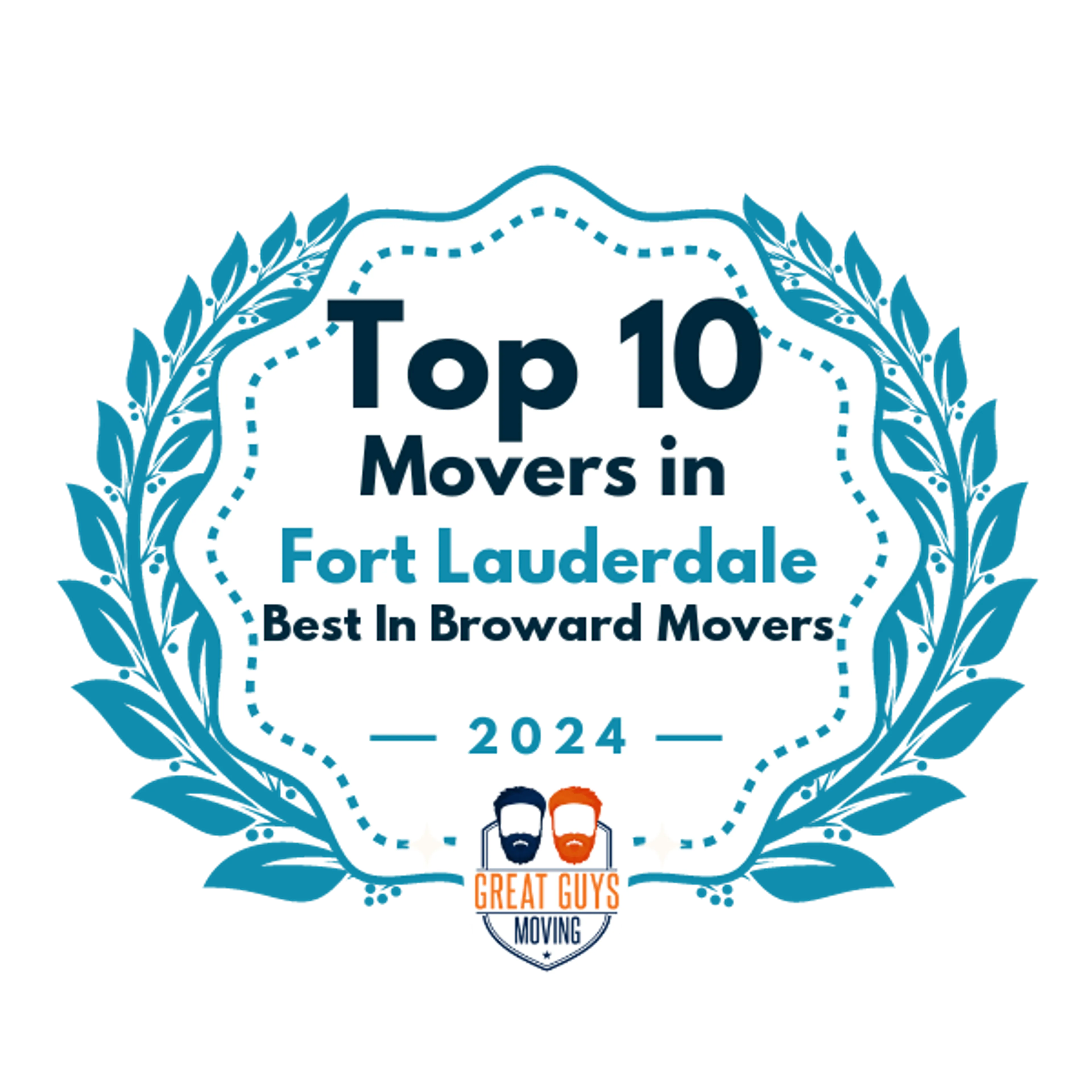 Top 10 Movers in Fort Lauderdale, FL 2024 award
