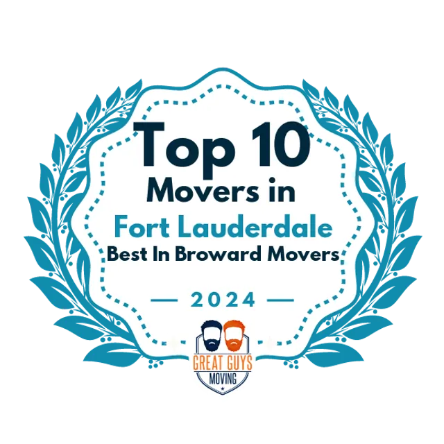 Top 10 Movers in Fort Lauderdale, FL 2024 award