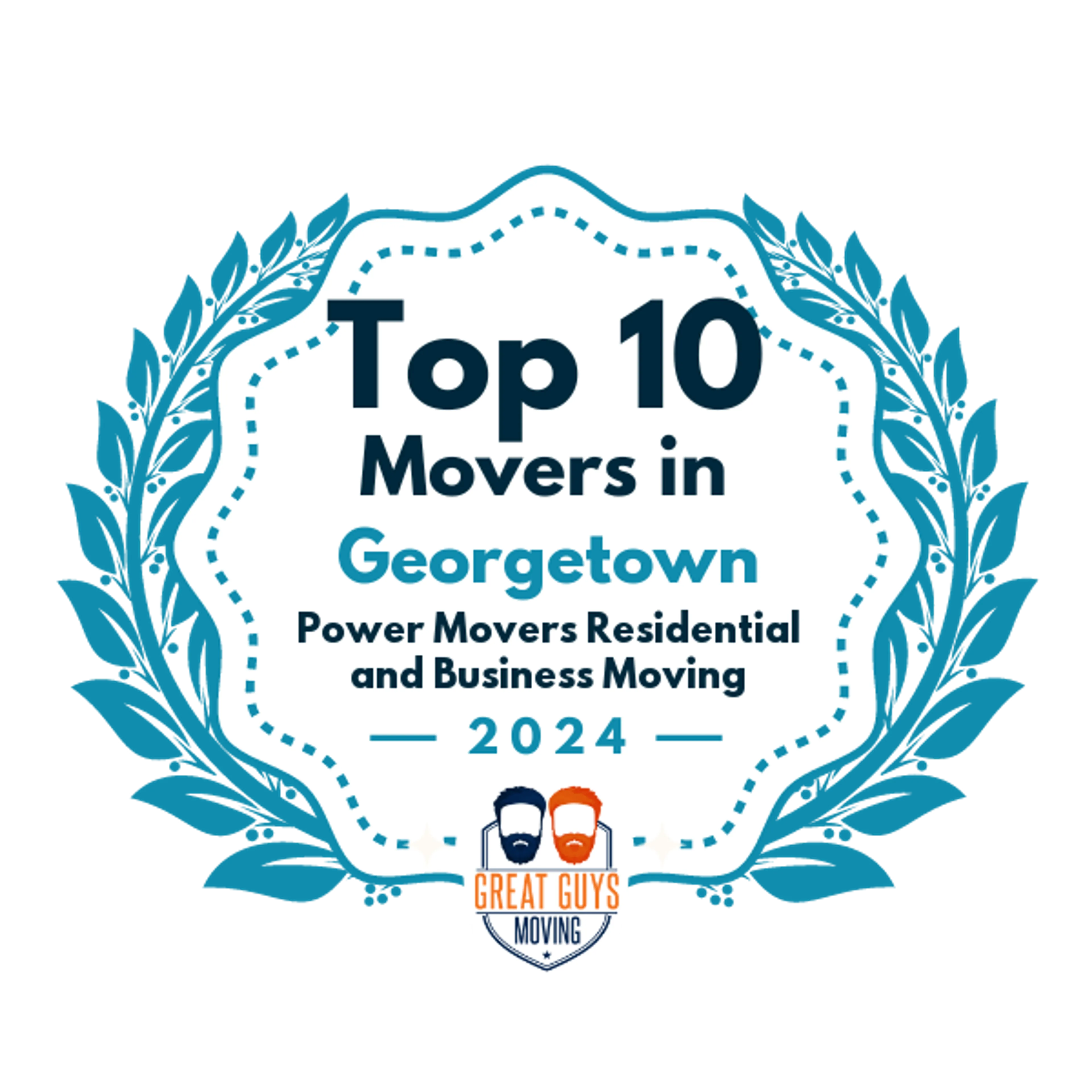 Top 10 Movers in Wilmington, DE 2024 award