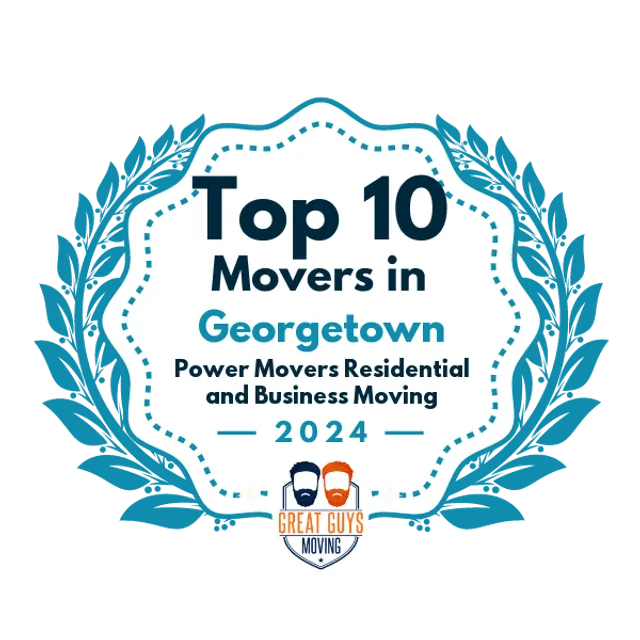 Top 10 Movers in Wilmington, DE 2024 award