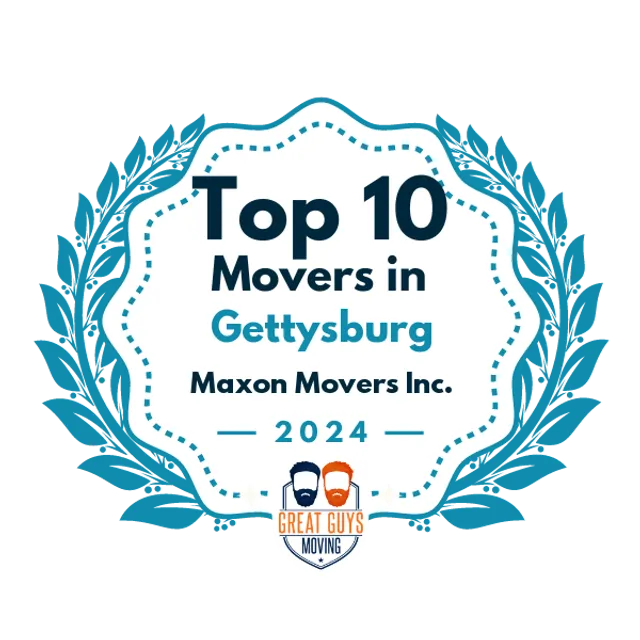 Top 10 Movers in Laurel, MD 2024 award