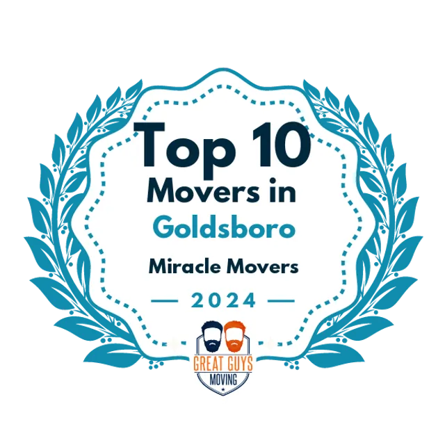 Top 10 Movers in Wilmington, NC 2024 award