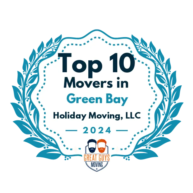 Top 10 Movers in Green Bay, WI 2024 award