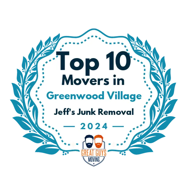 Top 10 Movers in Greenwood Village, CO 2024 award