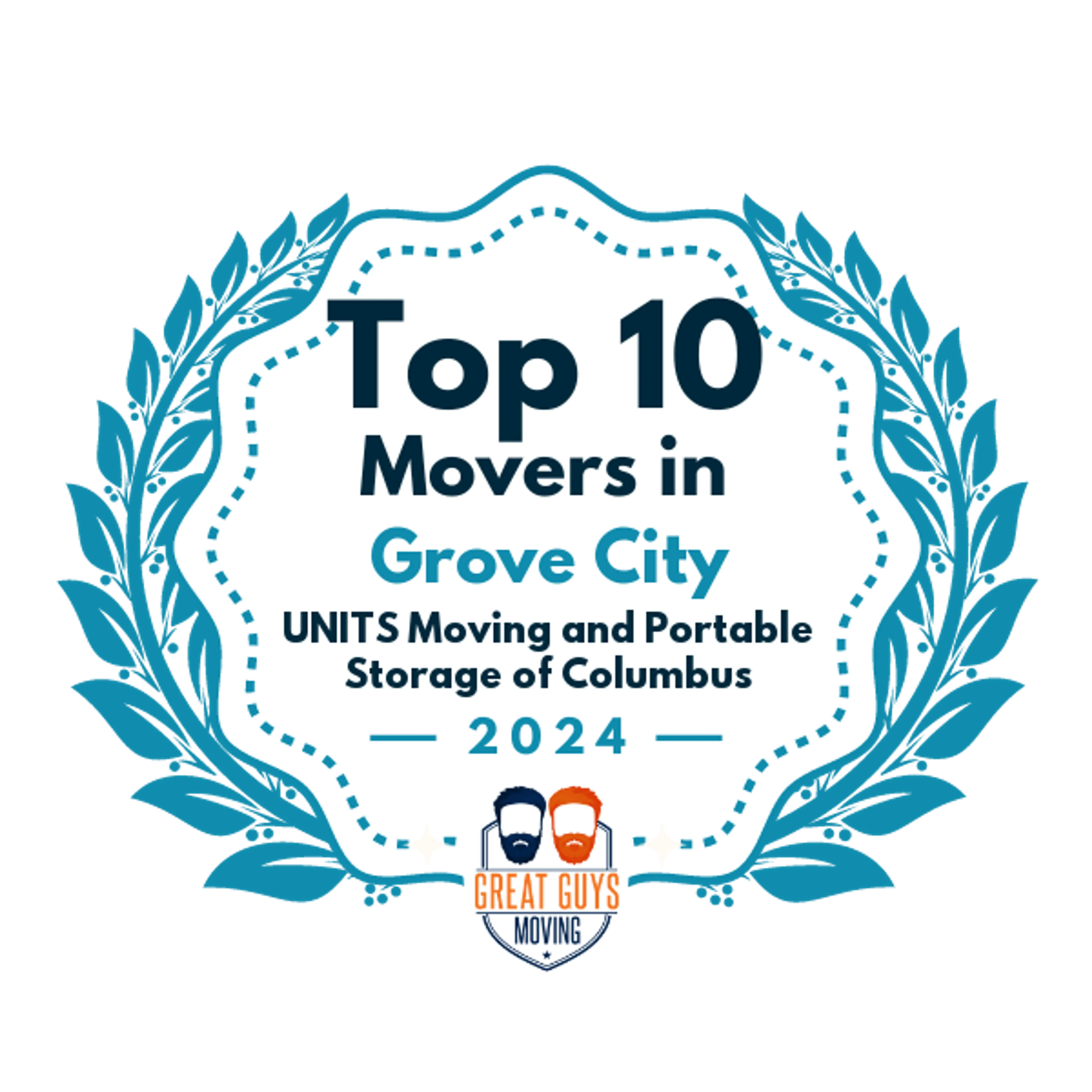 Top 10 Movers in Columbus, OH 2024 award