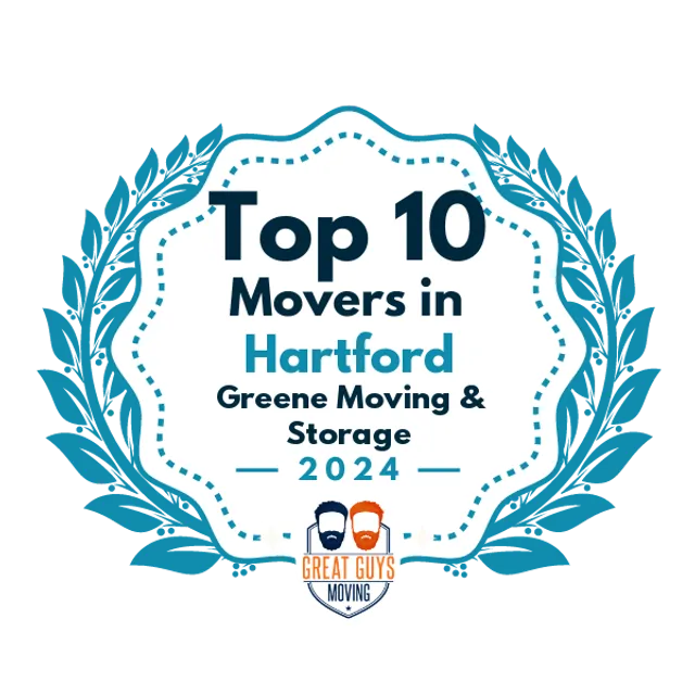 Top 10 Movers in Hartford, CT 2024 award