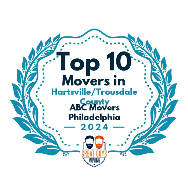 Top 10 Movers in Philadelphia, PA 2024 award