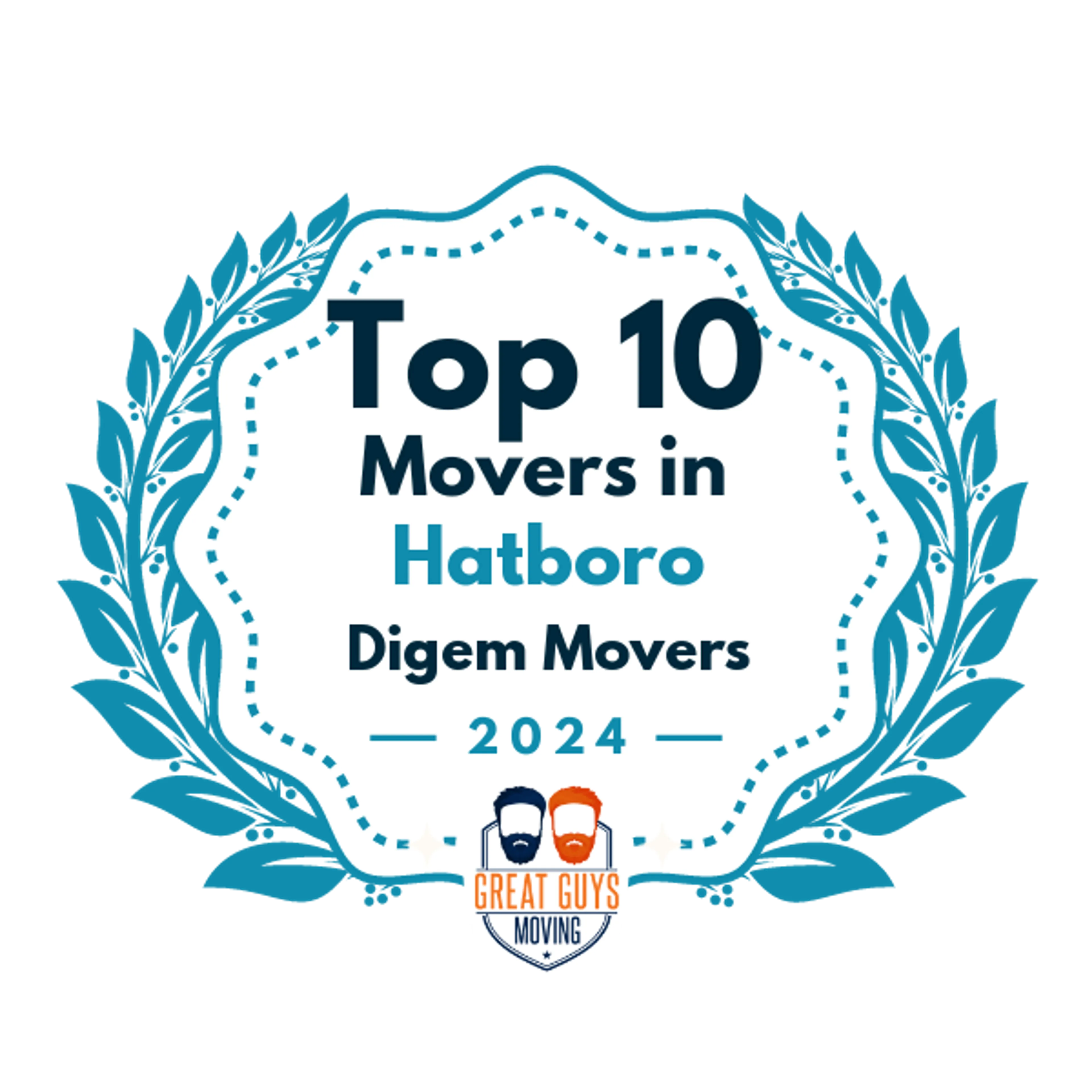 Top 10 Movers in Phoenixville, PA 2024 award