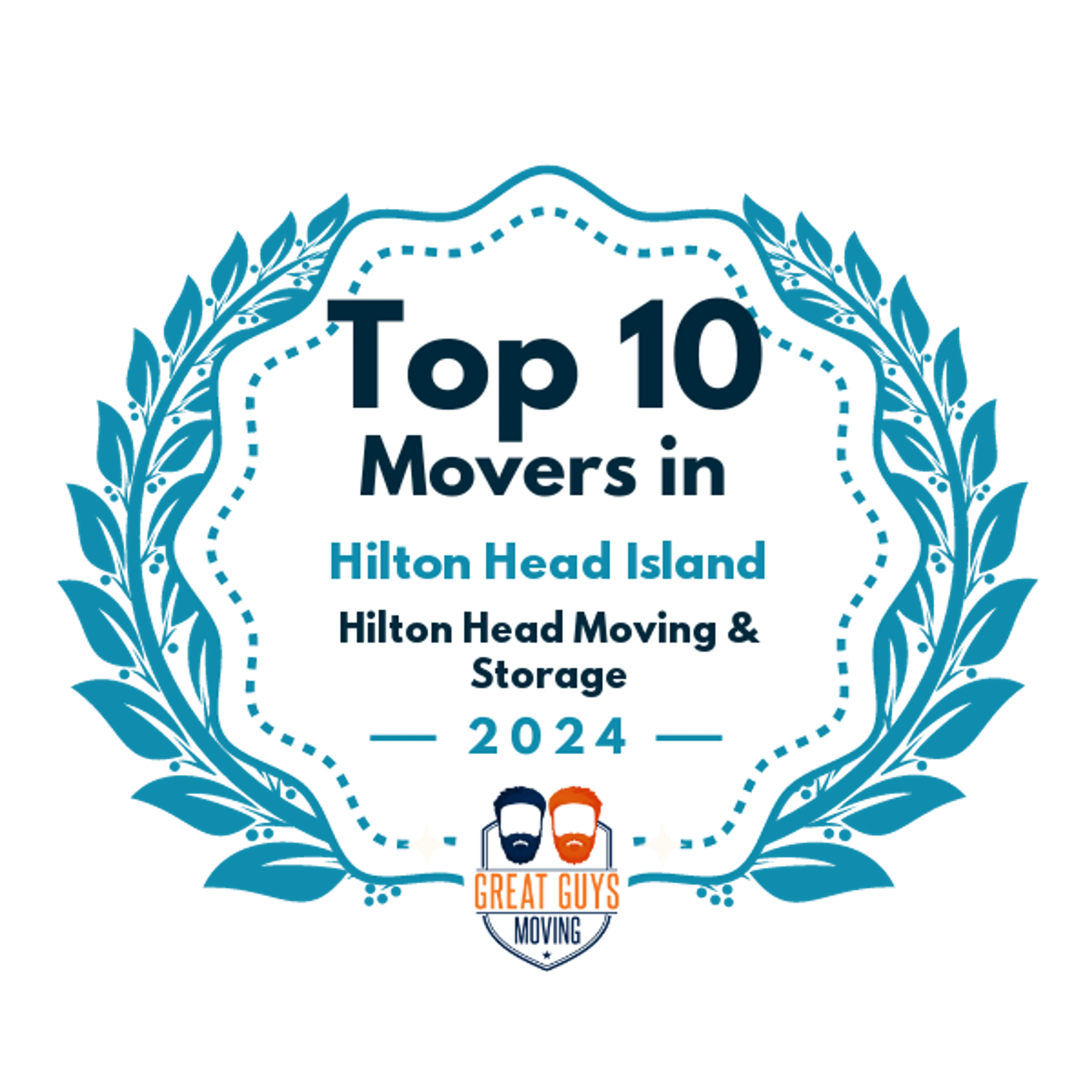 Top 10 Movers in Hilton Head Island, SC 2024 award