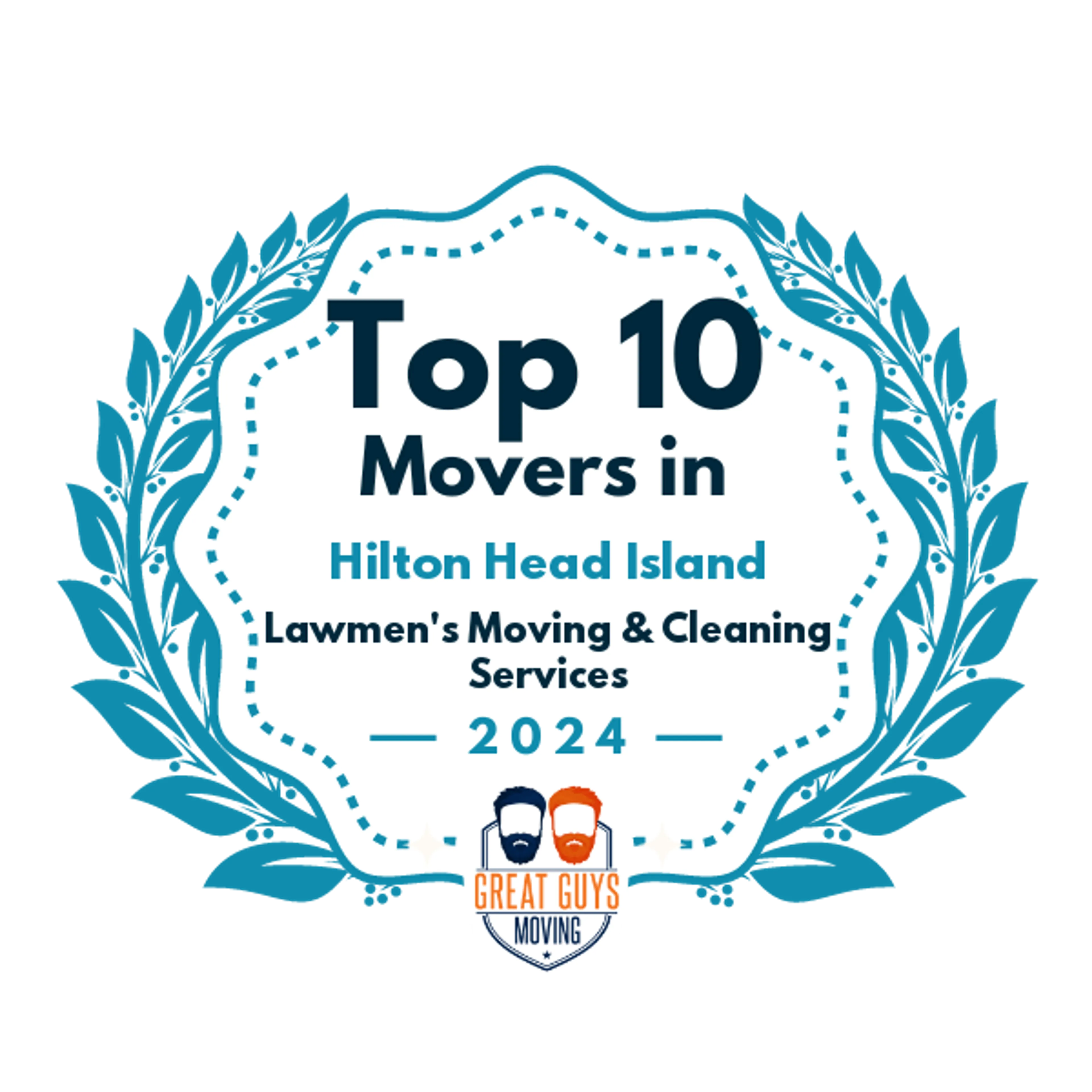 Top 10 Movers in Hilton Head Island, SC 2024 award