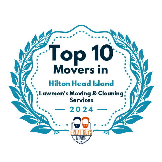 Top 10 Movers in Hilton Head Island, SC 2024 award