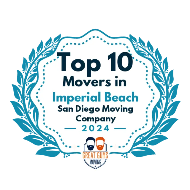 Top 10 Movers in San Diego, CA 2024 award