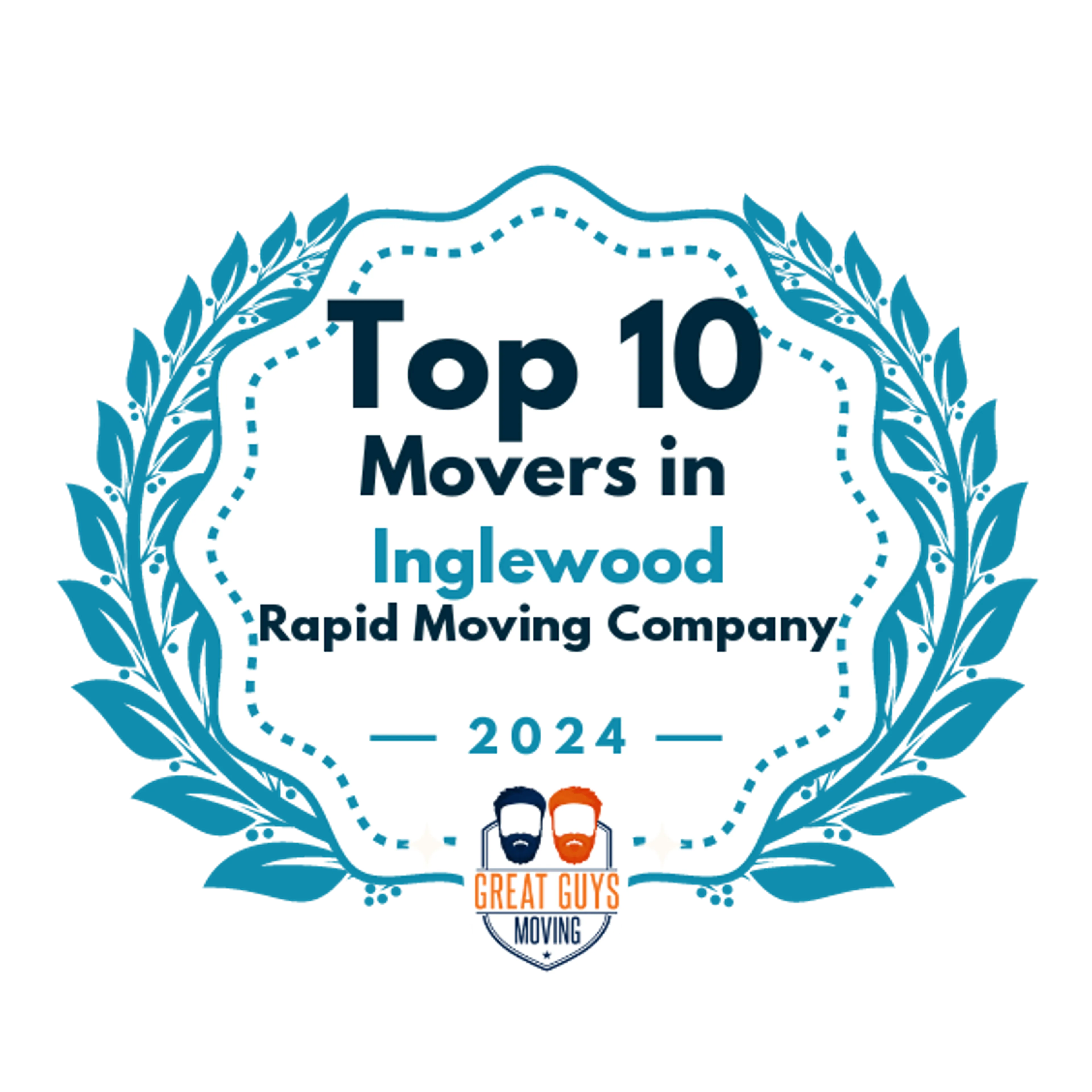 Top 10 Movers in Los Angeles, CA 2024 award