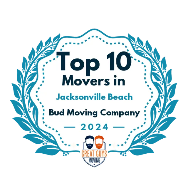 Top 10 Movers in Jacksonville, FL 2024 award