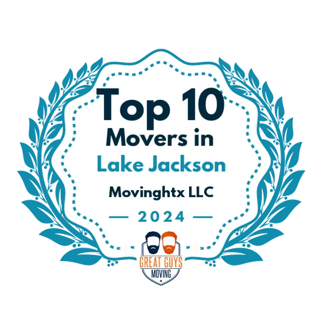 Top 10 Movers in Lake Jackson, TX 2024 award