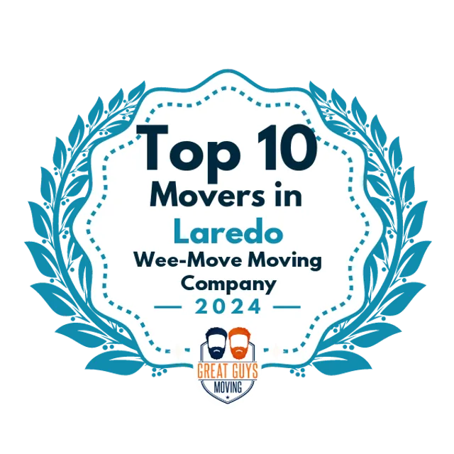 Top 10 Movers in Laredo, TX 2024 award