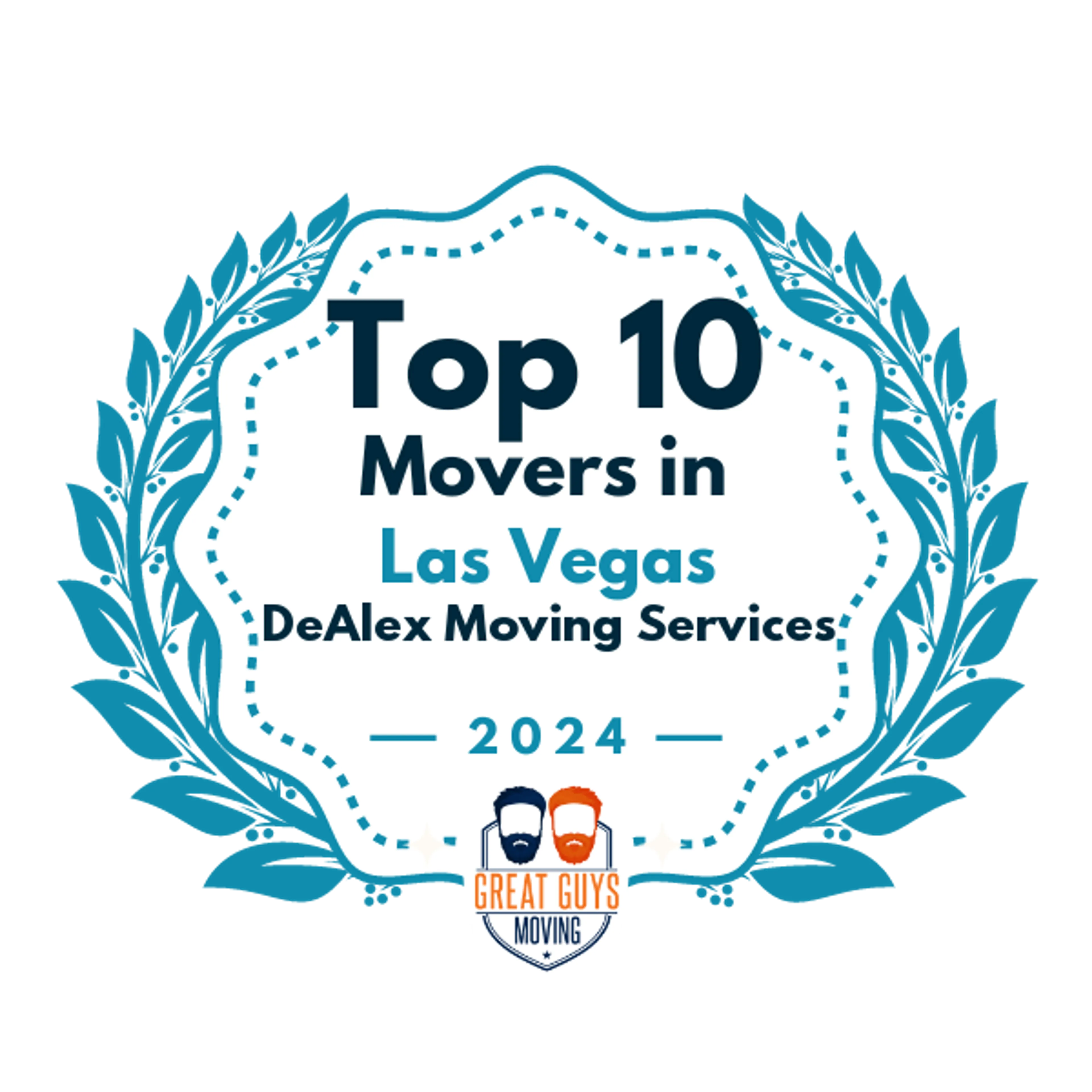 Top 10 Movers in Las Vegas, NV 2024 award