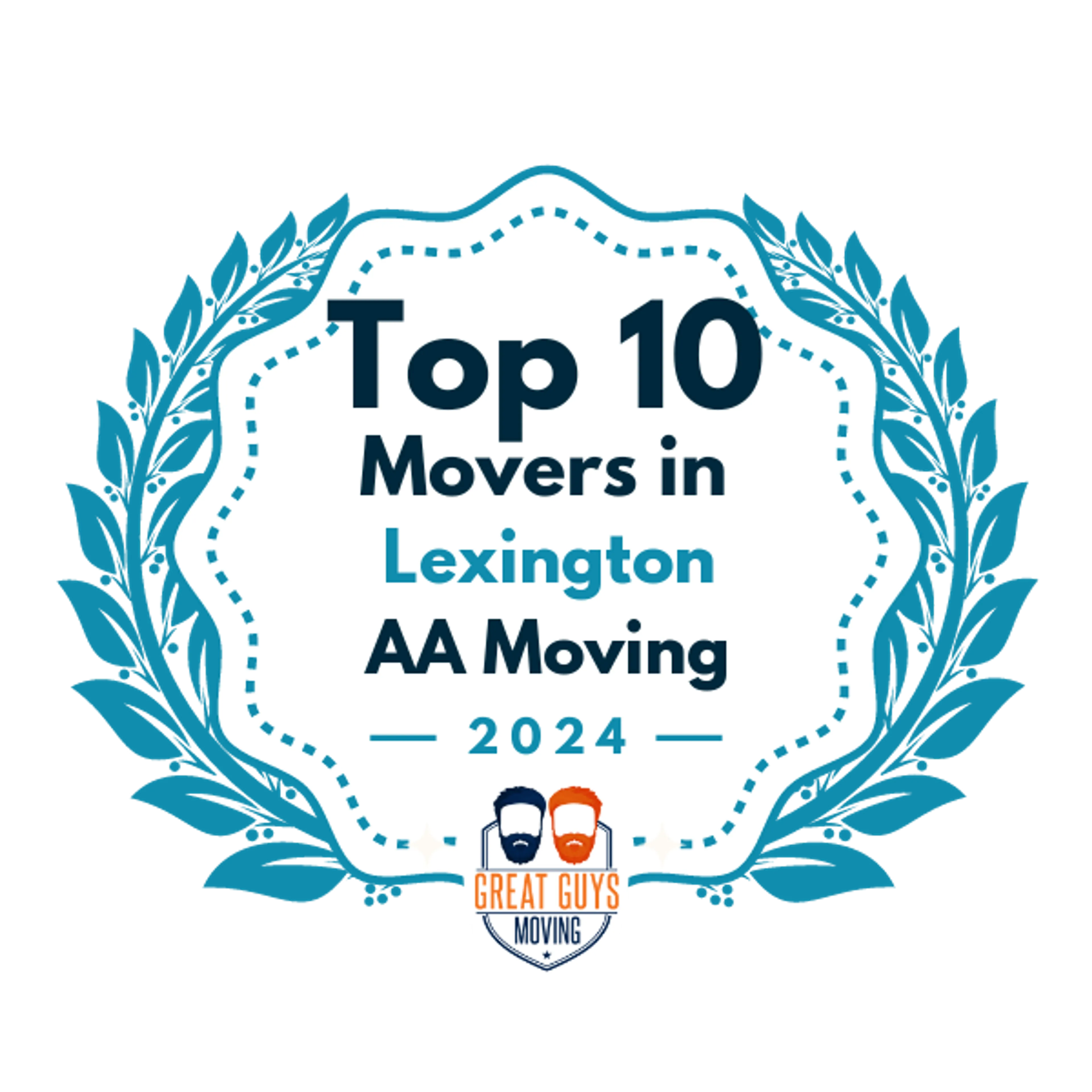 Top 10 Movers in Lexington, KY 2024 award