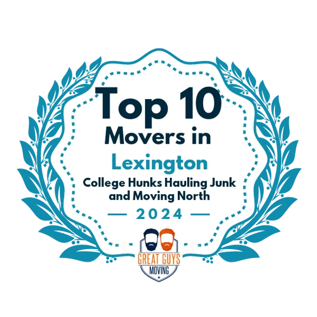 Top 10 Movers in Lexington, KY 2024 award