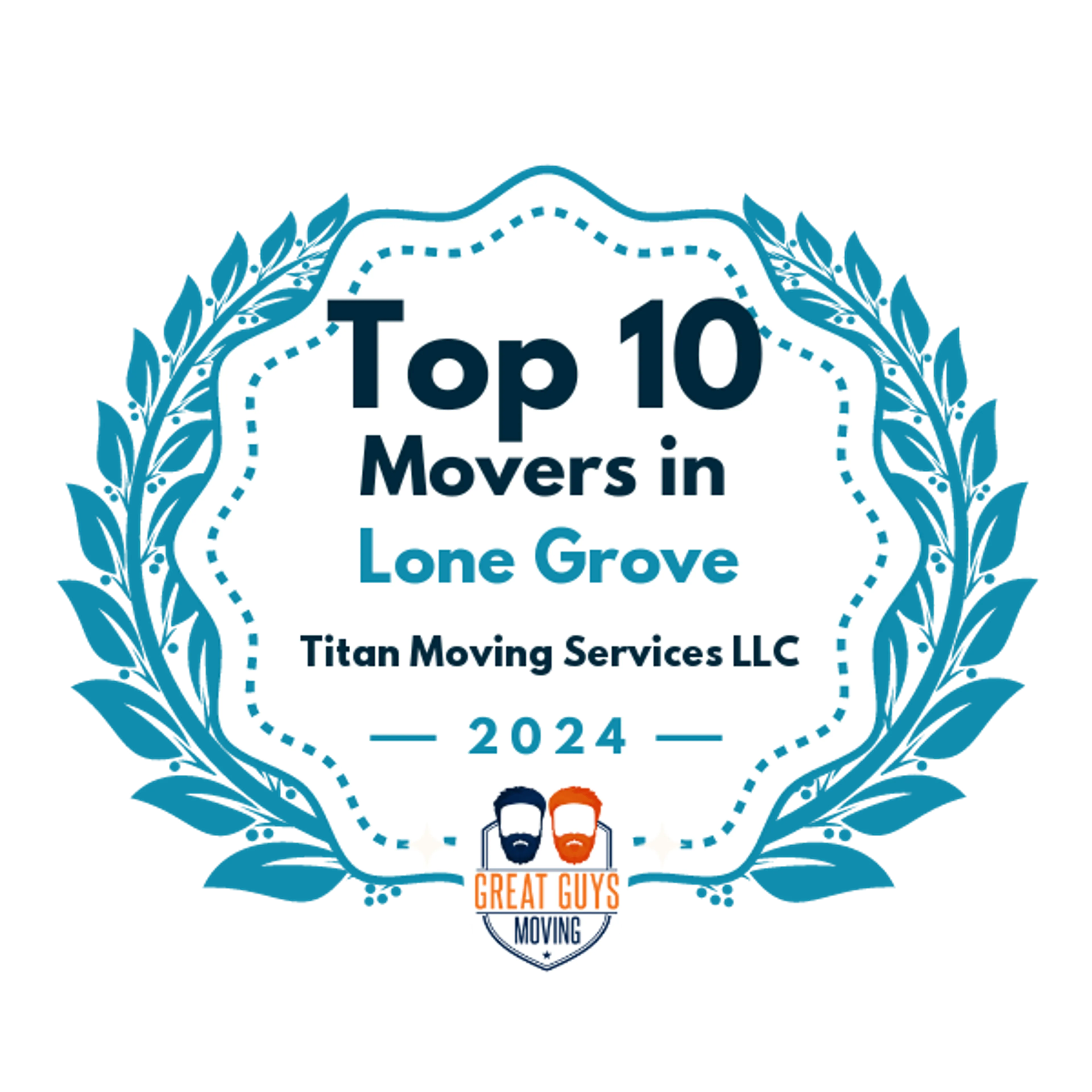 Top 10 Movers in Denton, TX 2024 award