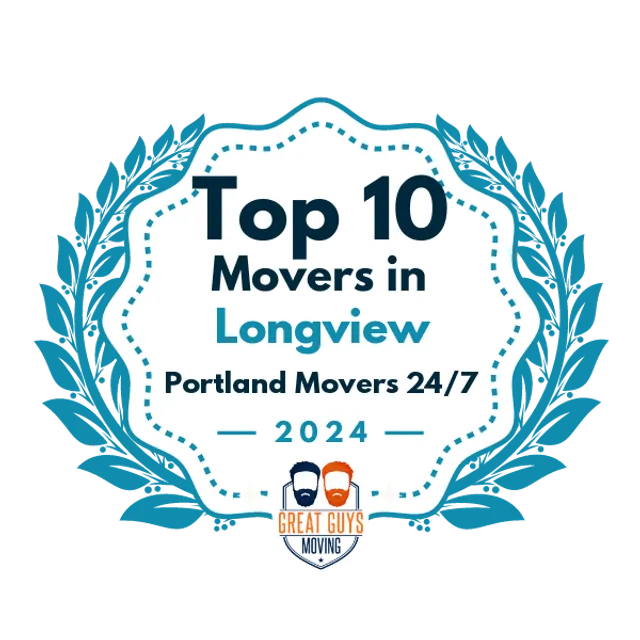 Top 10 Movers in Portland, OR 2024 award