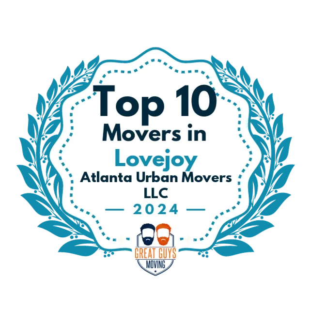 Top 10 Movers in Atlanta, GA 2024 award