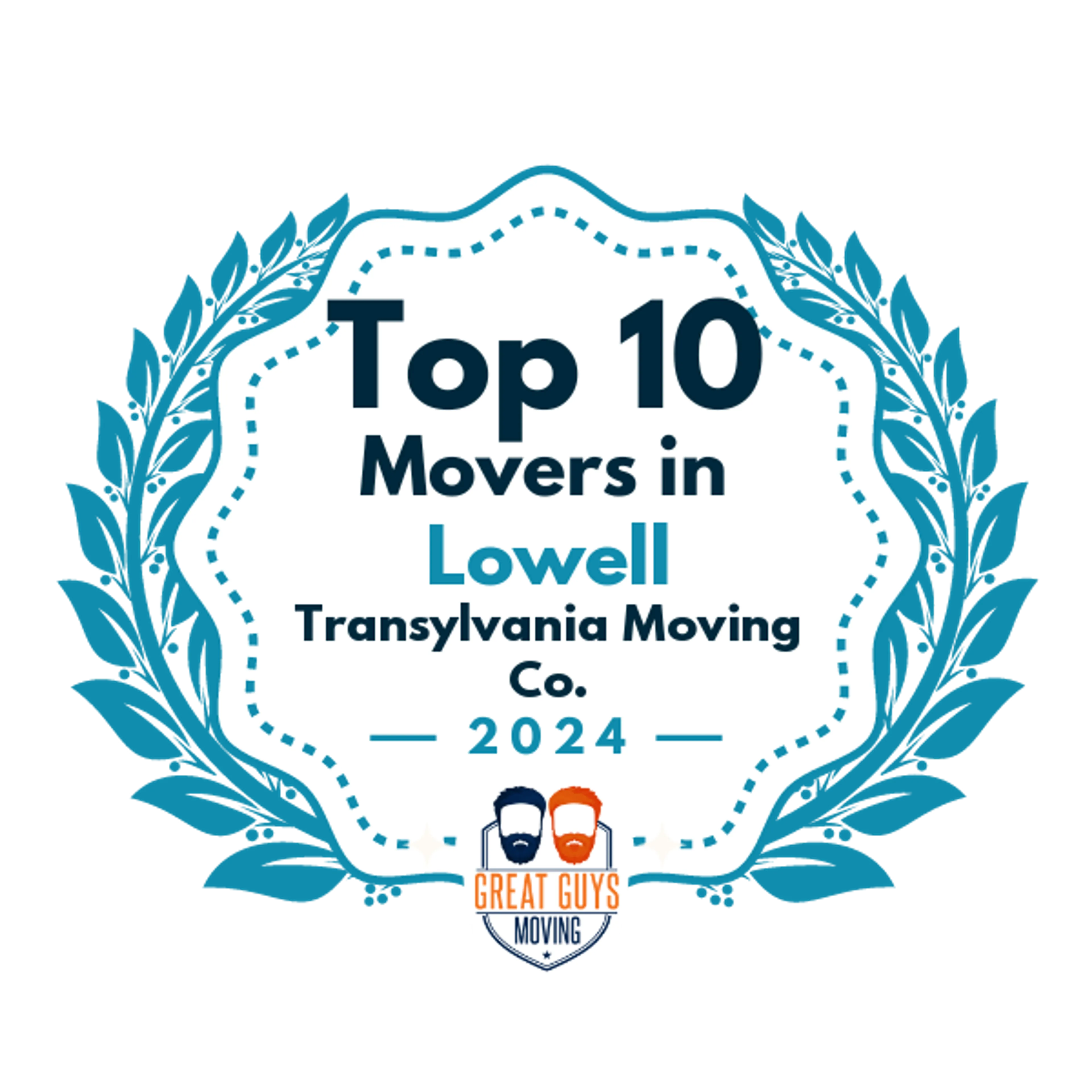 Top 10 Movers in Boston, MA 2024 award