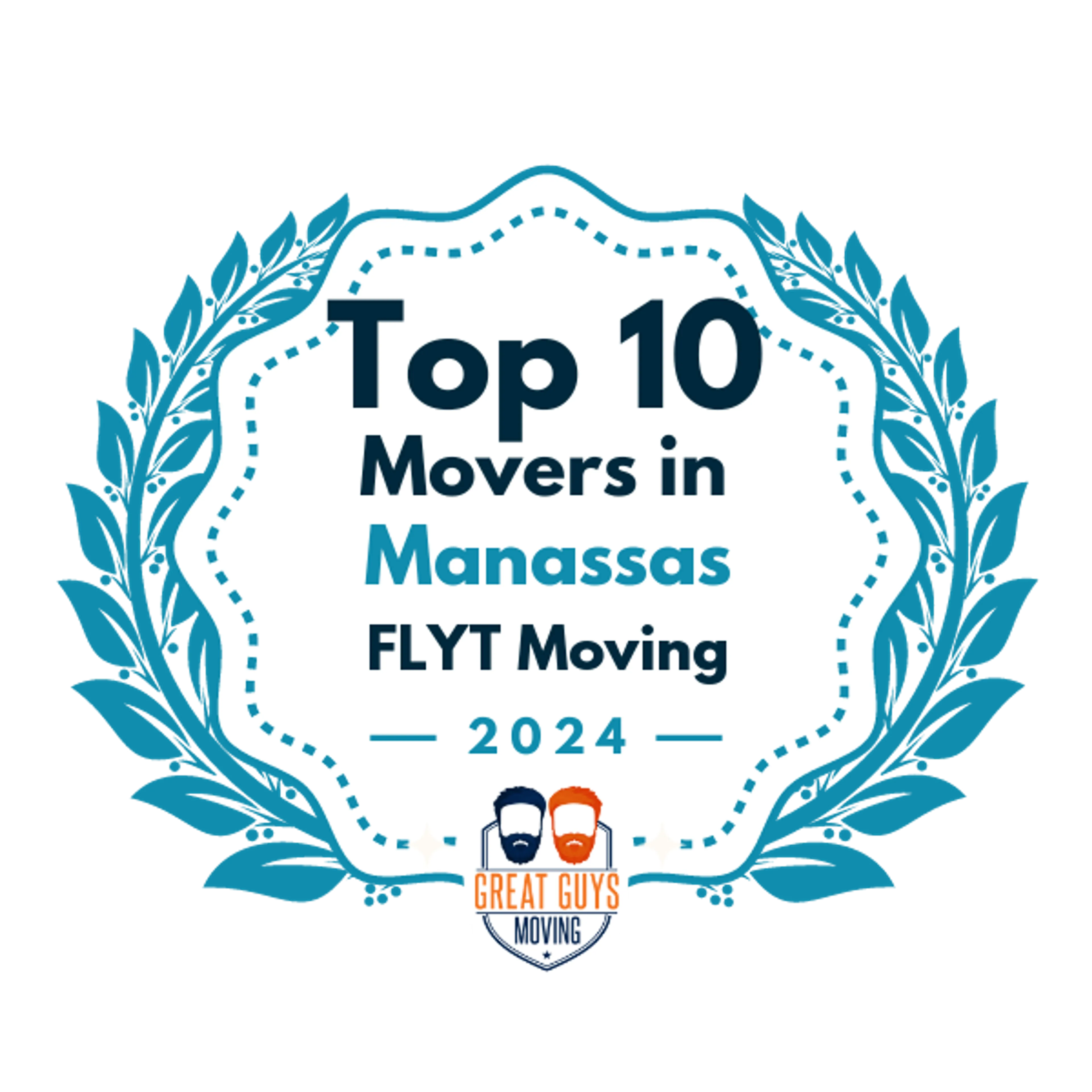 Top 10 Movers in Leesburg, VA 2024 award