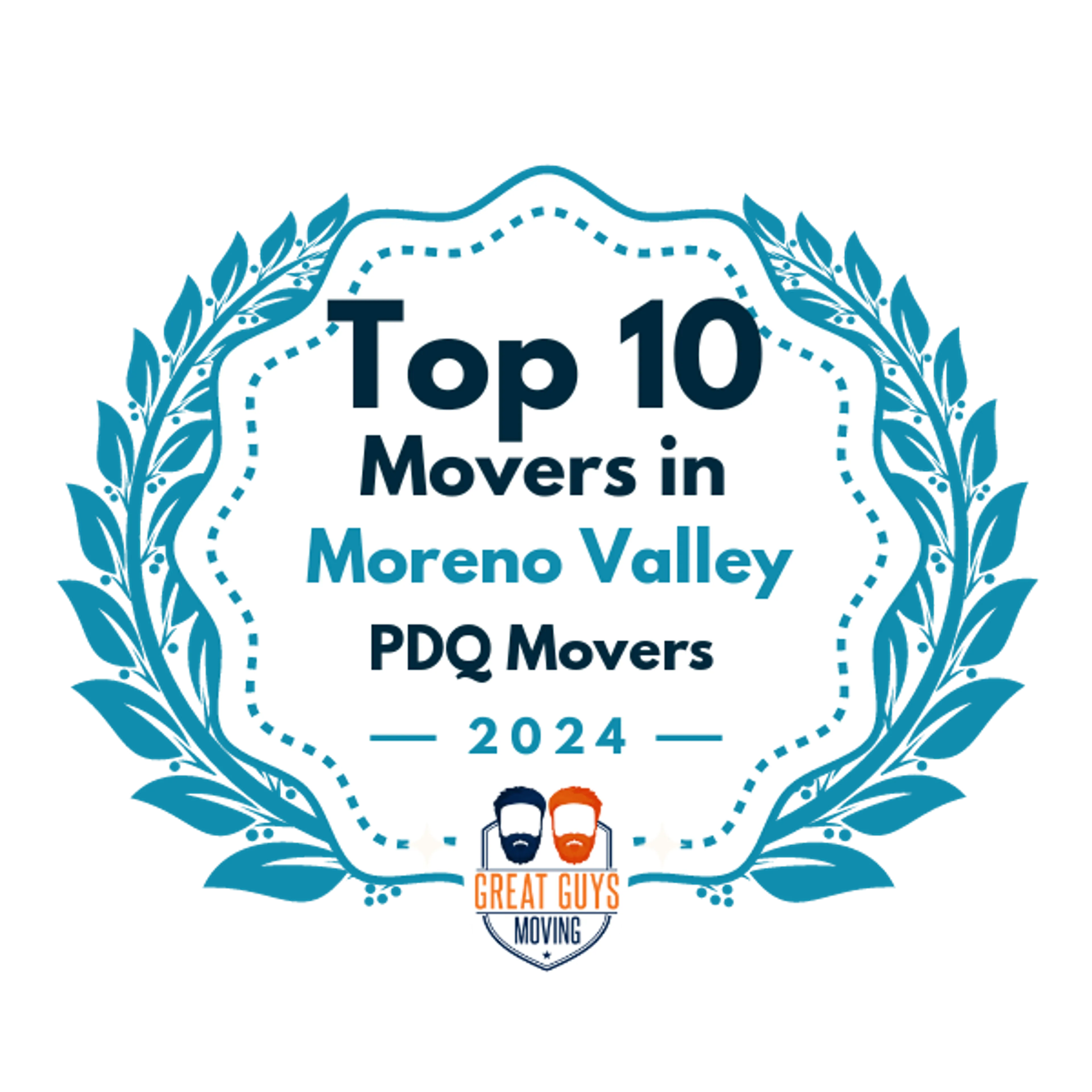Top 10 Movers in Riverside, CA 2024 award