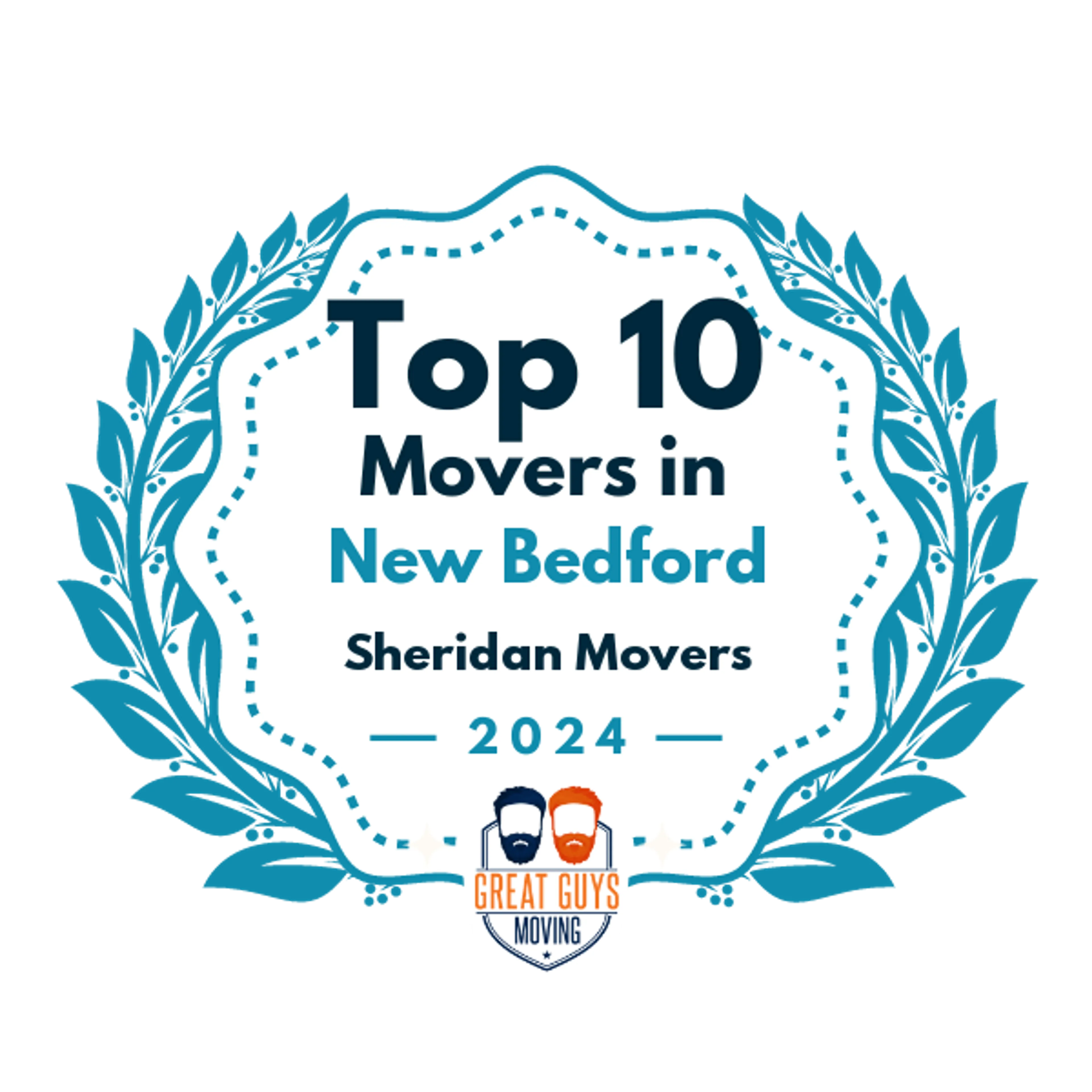 Top 10 Movers in New Bedford, MA 2024 award