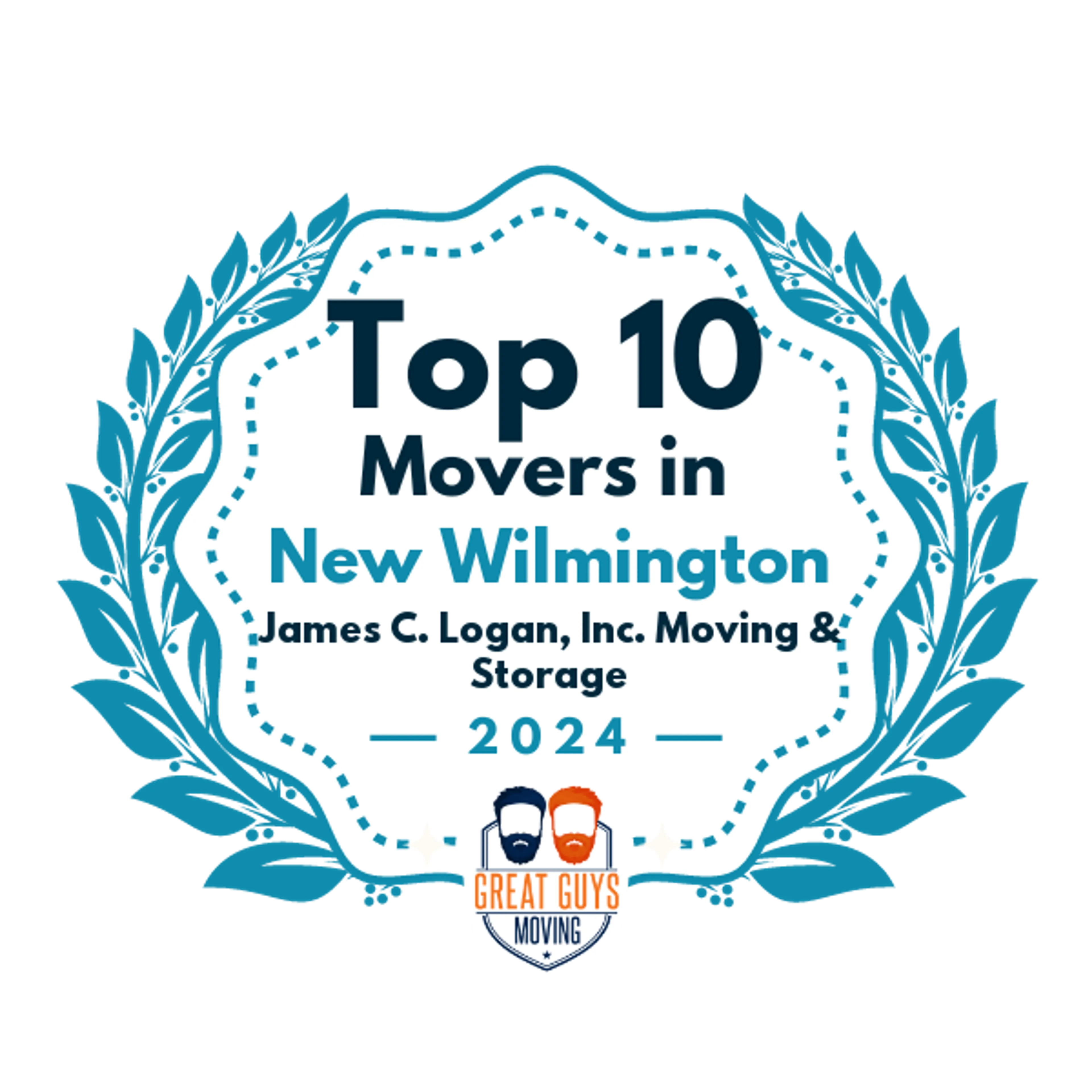 Top 10 Movers in Wilmington, DE 2024 award