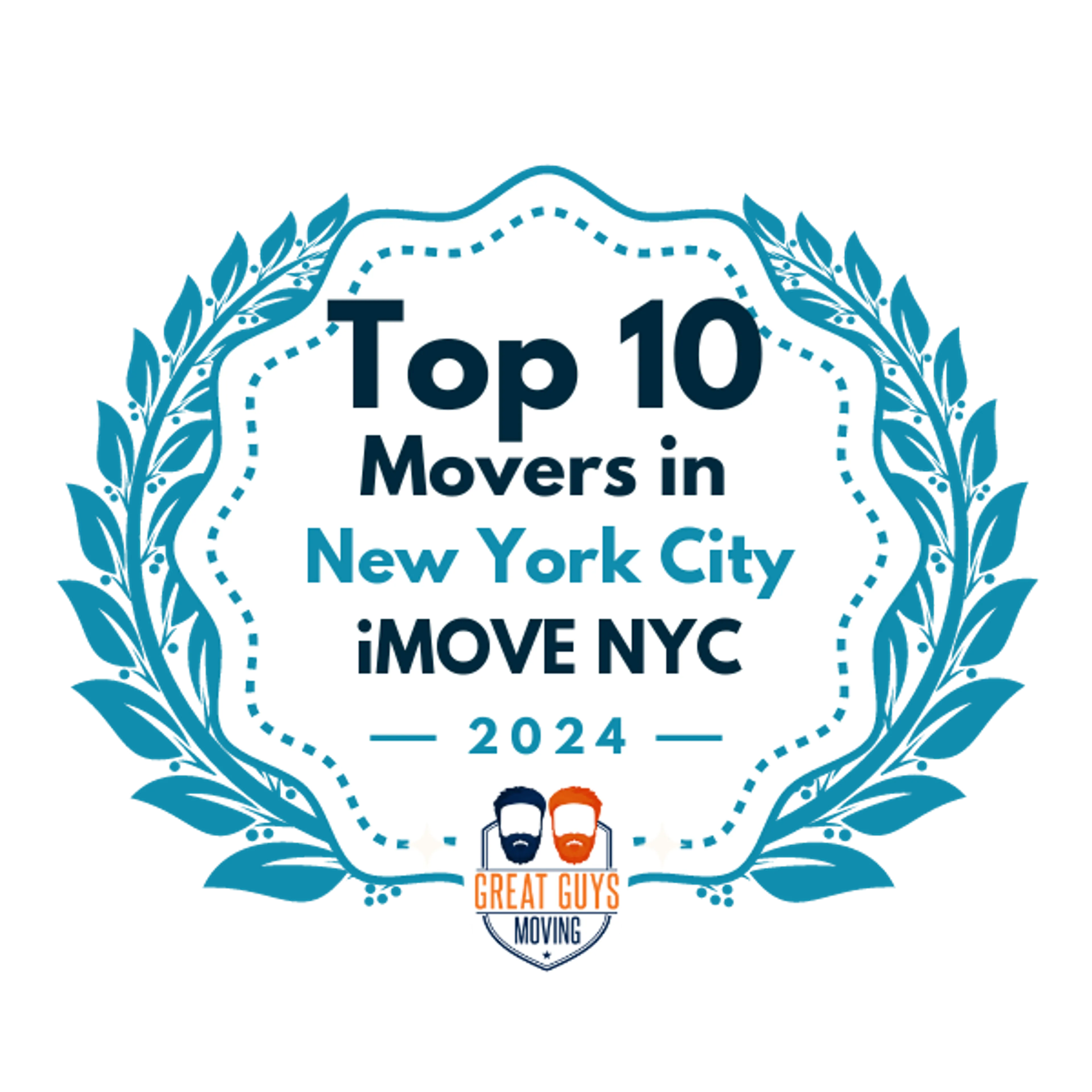 Top 10 Movers in New York City, NY 2024 award