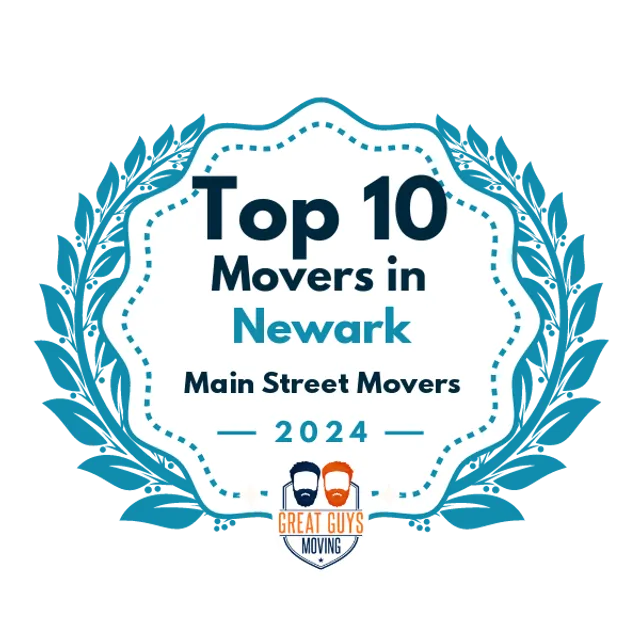 Top 10 Movers in Newark, NJ 2024 award