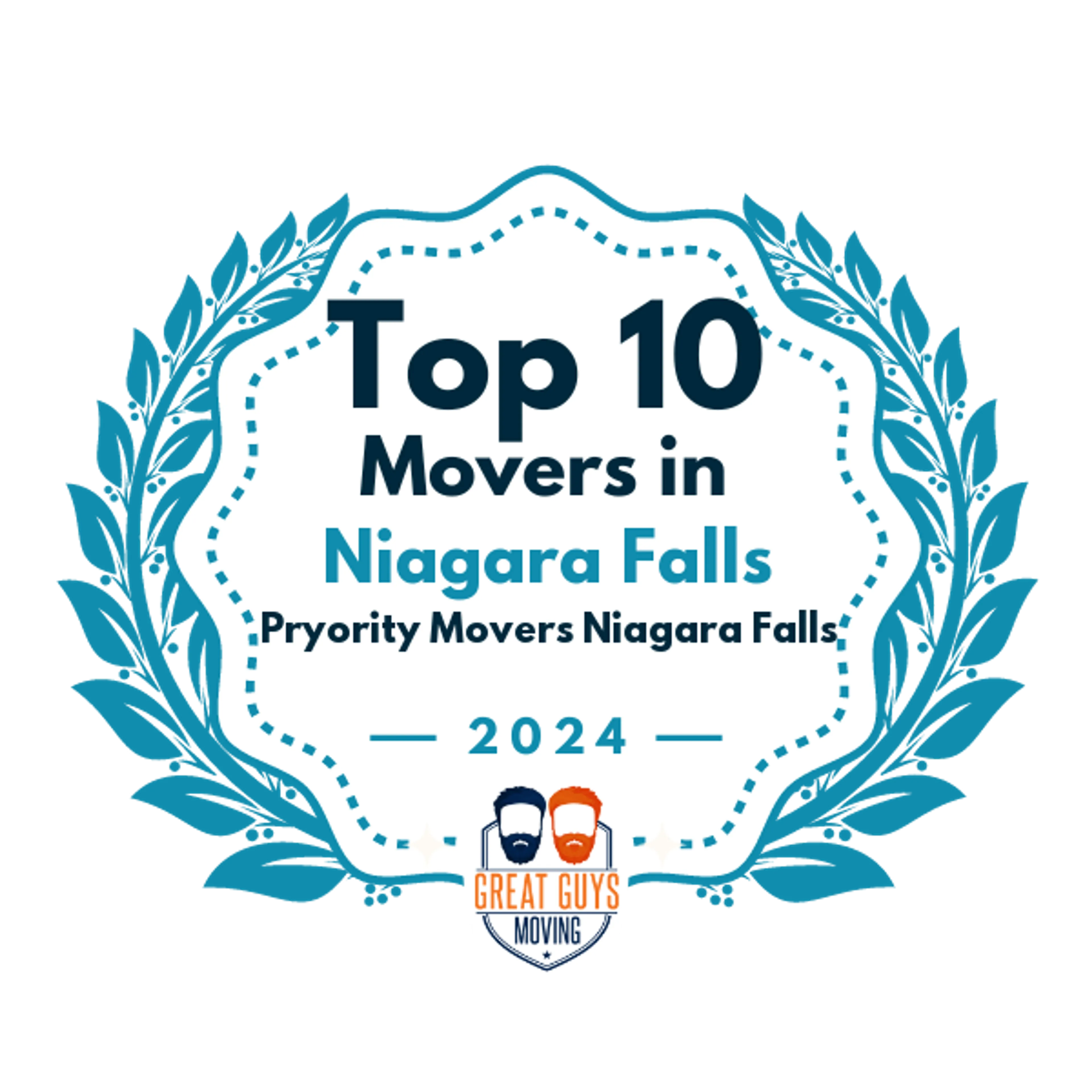 Top 10 Movers in Niagara Falls, NY 2024 award