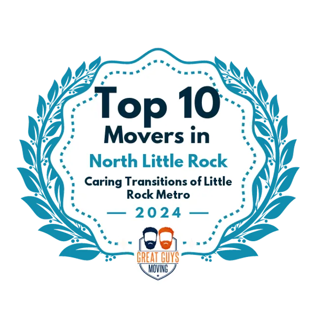 Top 10 Movers in North Little Rock, AR 2024 award