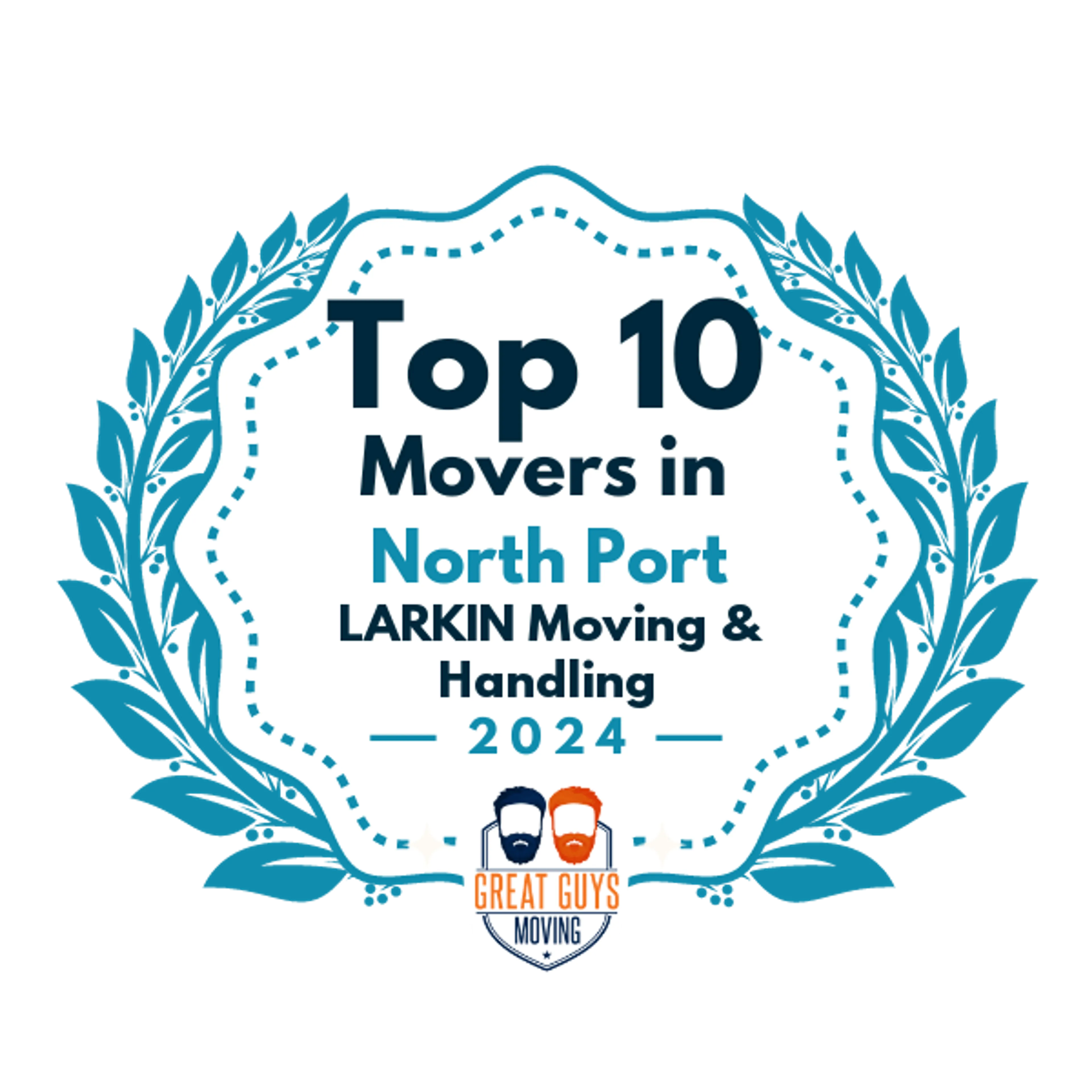 Top 10 Movers in North Port, FL 2024 award