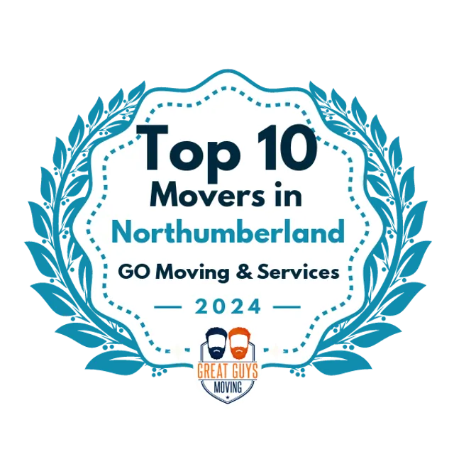 Top 10 Movers in Northumberland, PA 2024 award