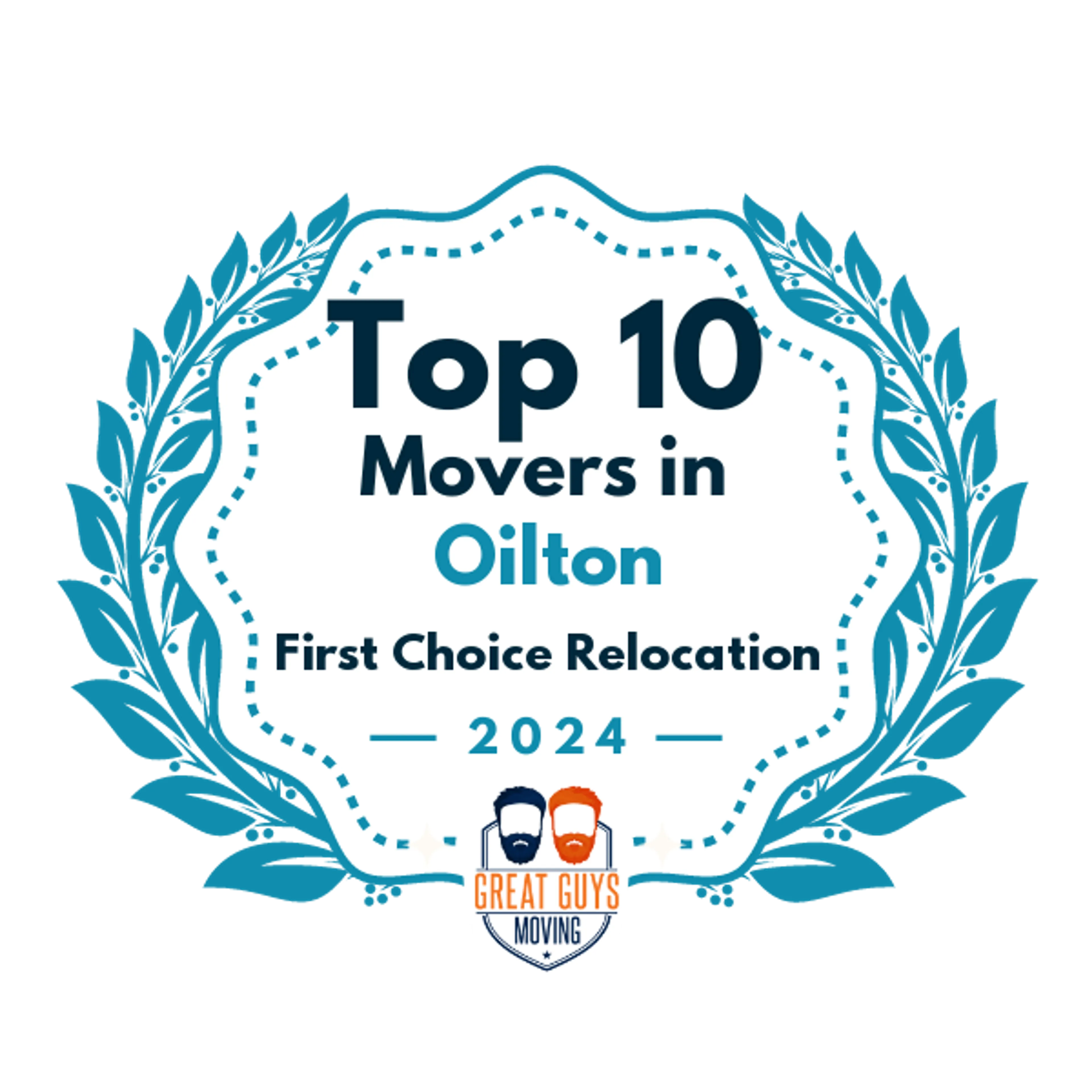 Top 10 Movers in Jenks, OK 2024 award