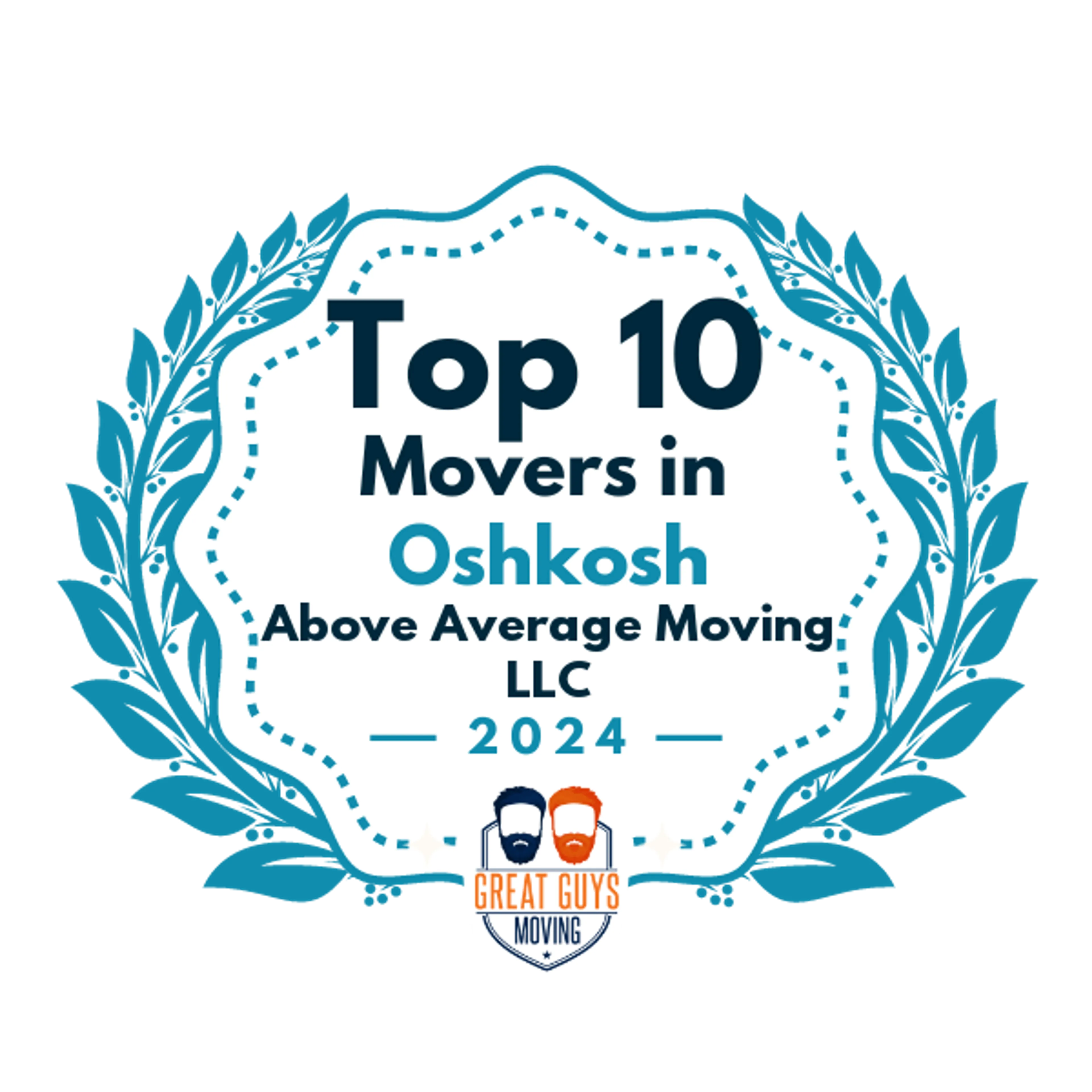 Top 10 Movers in Madison, WI 2024 award