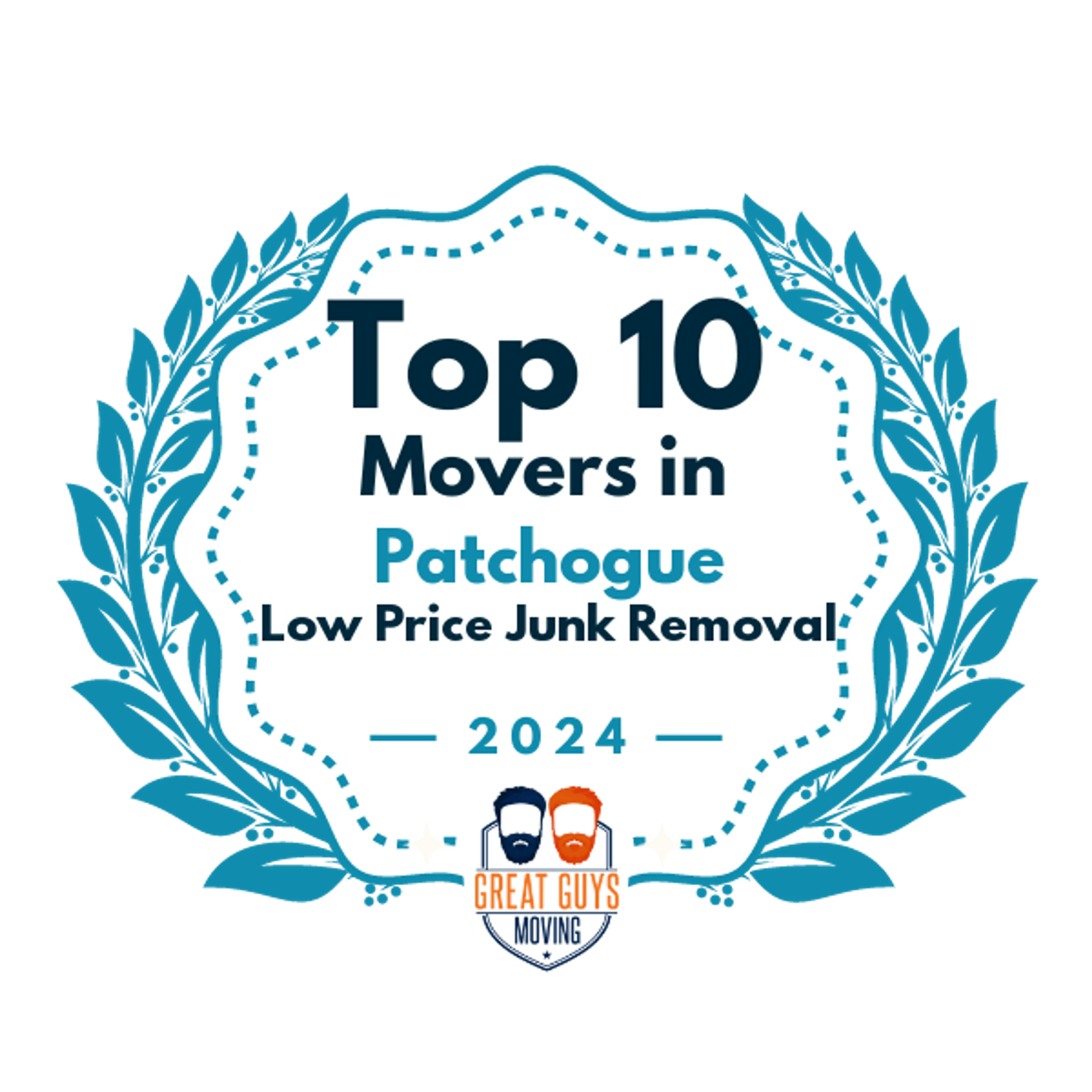 Top 10 Movers in Patchogue, NY 2024 award