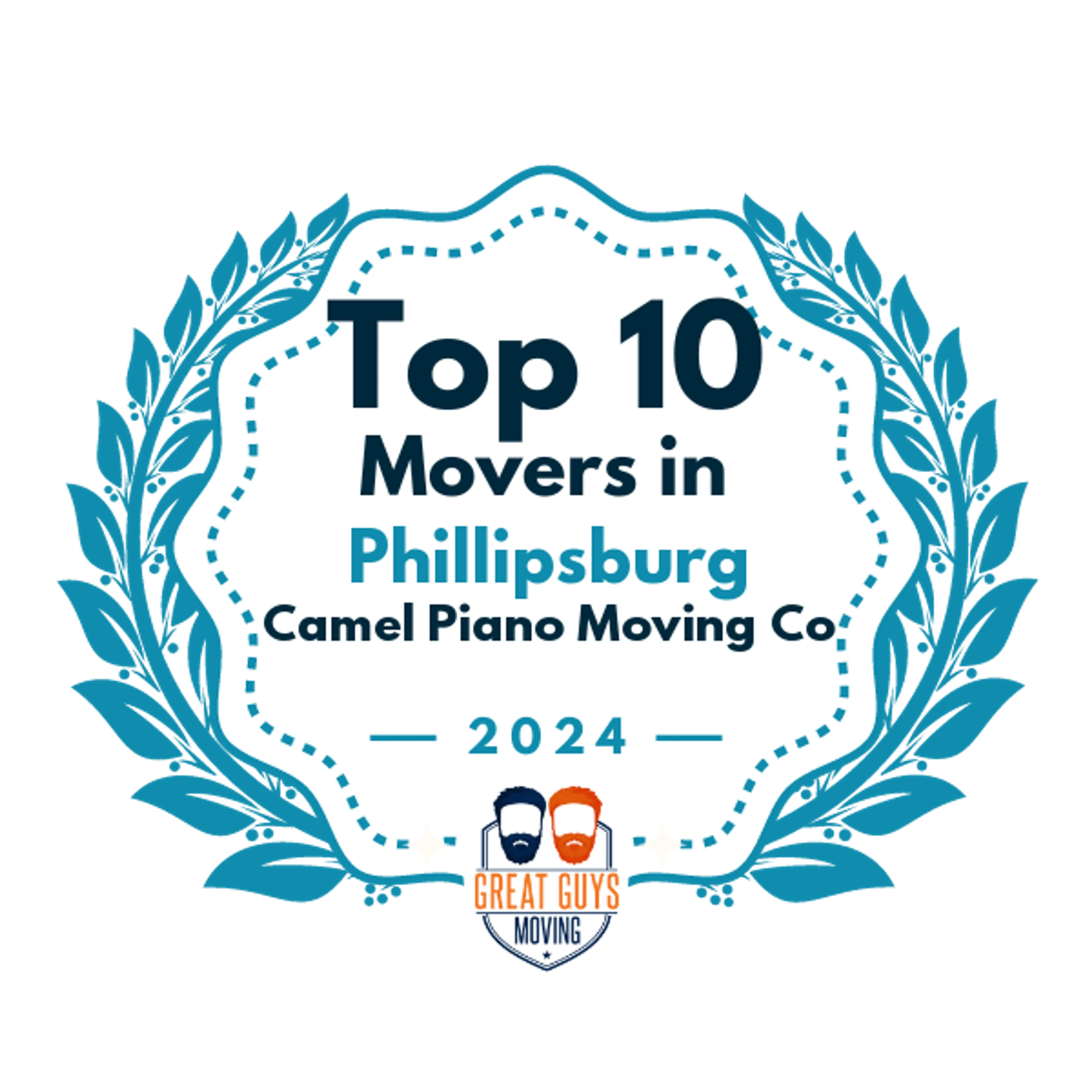 Top 10 Movers in Bethlehem, PA 2024 award