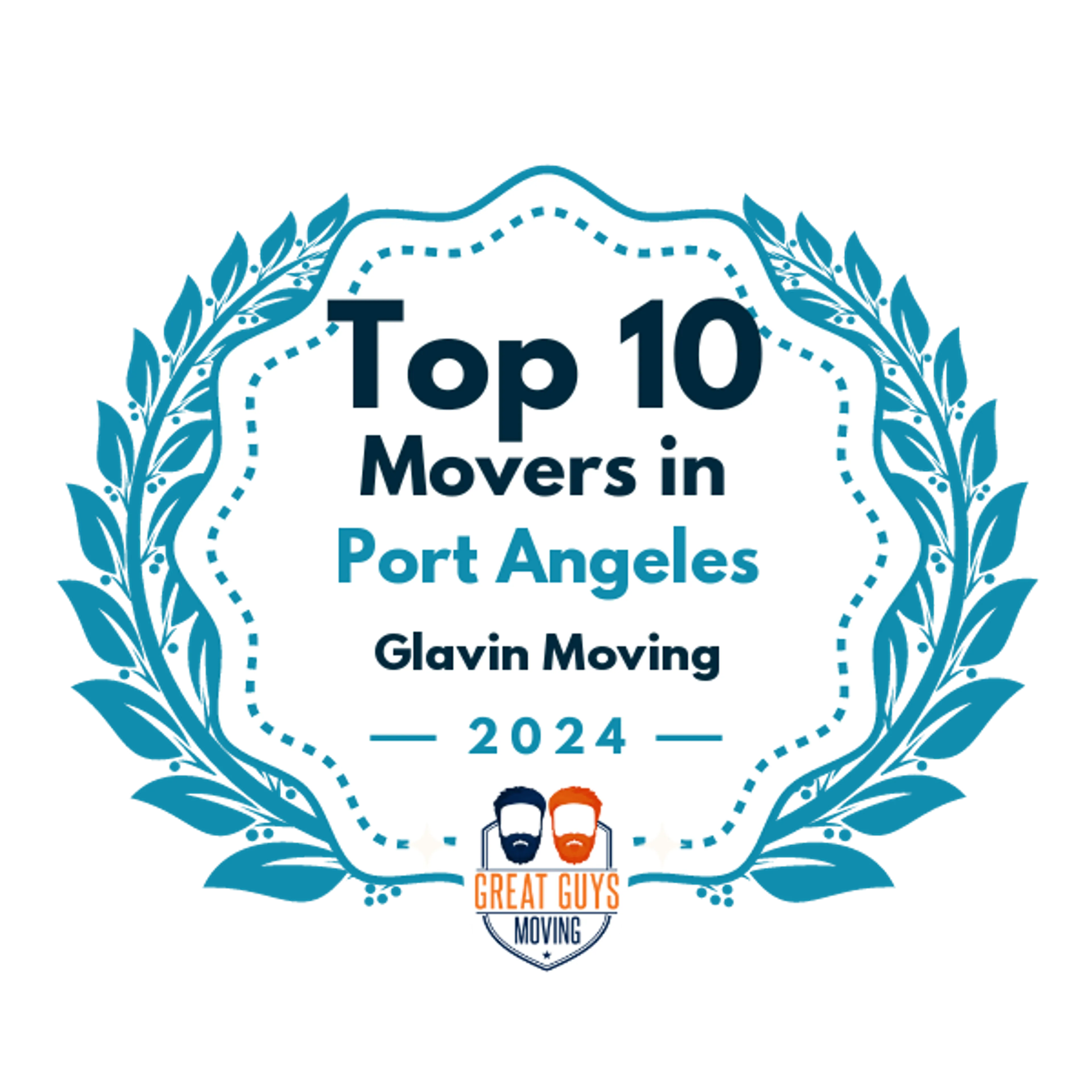 Top 10 Movers in Port Angeles, WA 2024 award