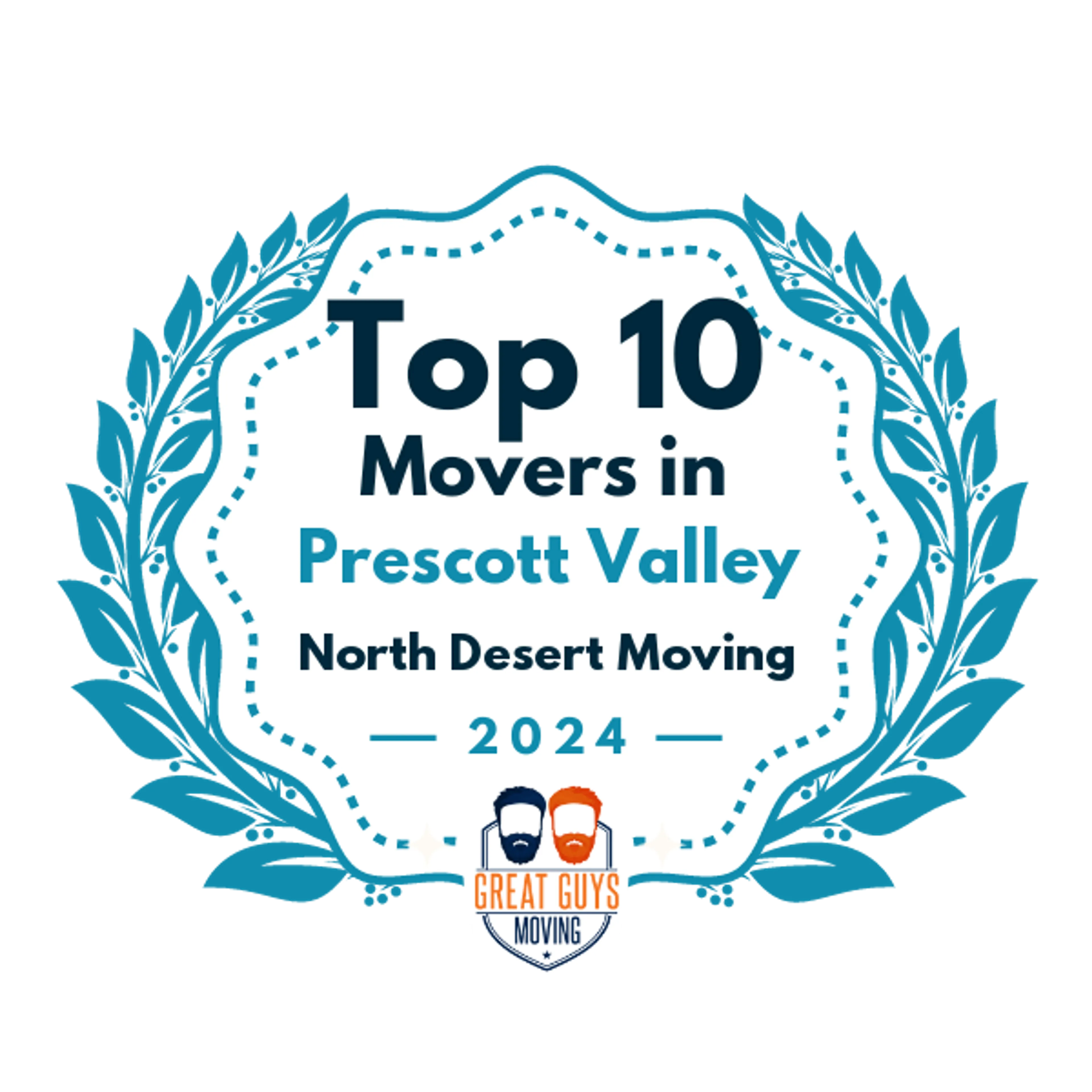 Top 10 Movers in Prescott Valley, AZ 2024 award