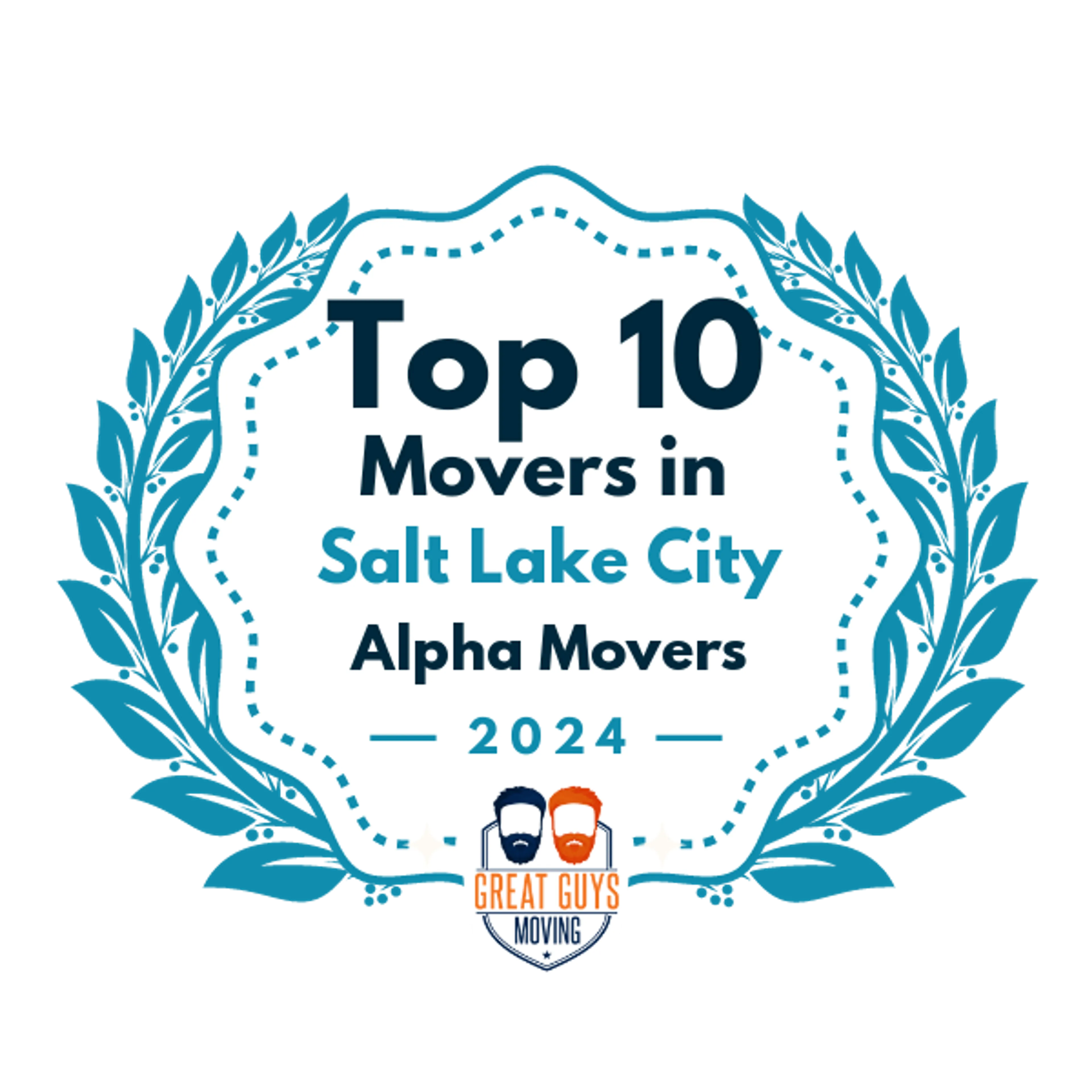 Top 10 Movers in Salt Lake City, UT 2024 award