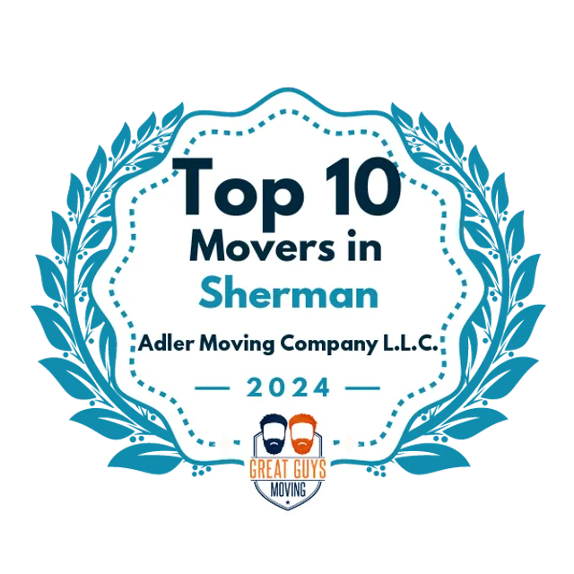 Top 10 Movers in Sherman, TX 2024 award