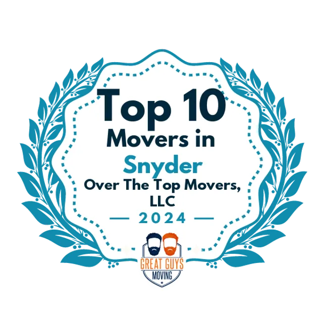 Top 10 Movers in Austin, TX 2024 award