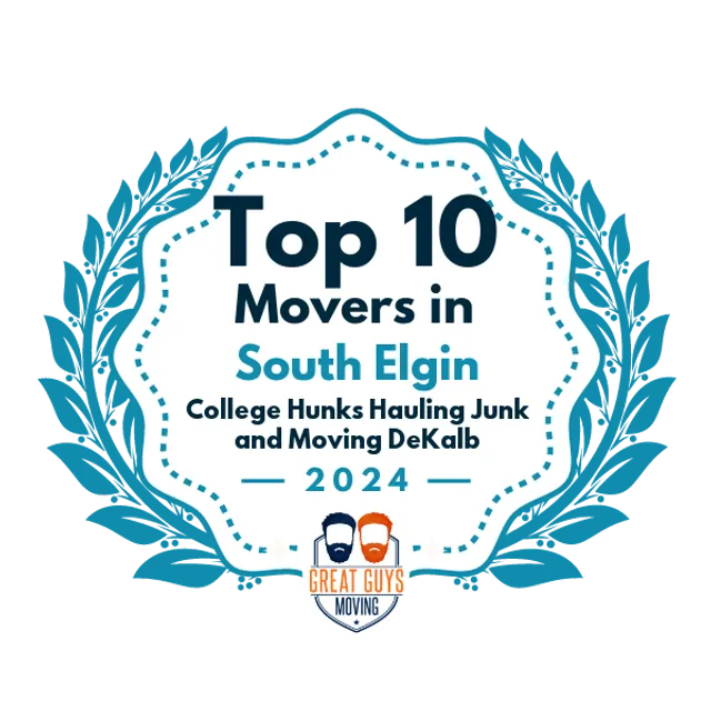 Top 10 Movers in Elgin, IL 2024 award